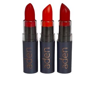 Tre-pack Hydrating Lipstick – Röd